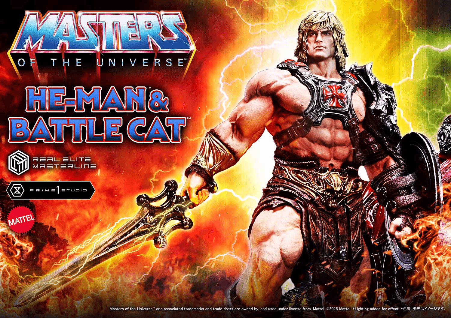 Real Elite Masterline Masters of the Universe He-Man & Battle Cat | 4582647123428