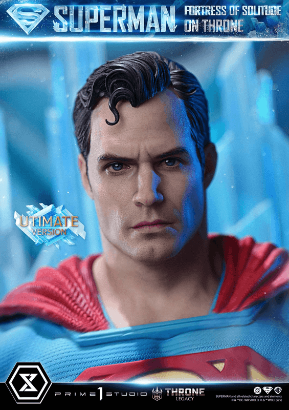 Prime 1 Studio Throne Legacy Superman (Comics) Superman Fortress of Solitude on Throne (Design by Gabriele Dell'Otto) Ultimate Bonus Version | 4582647122162