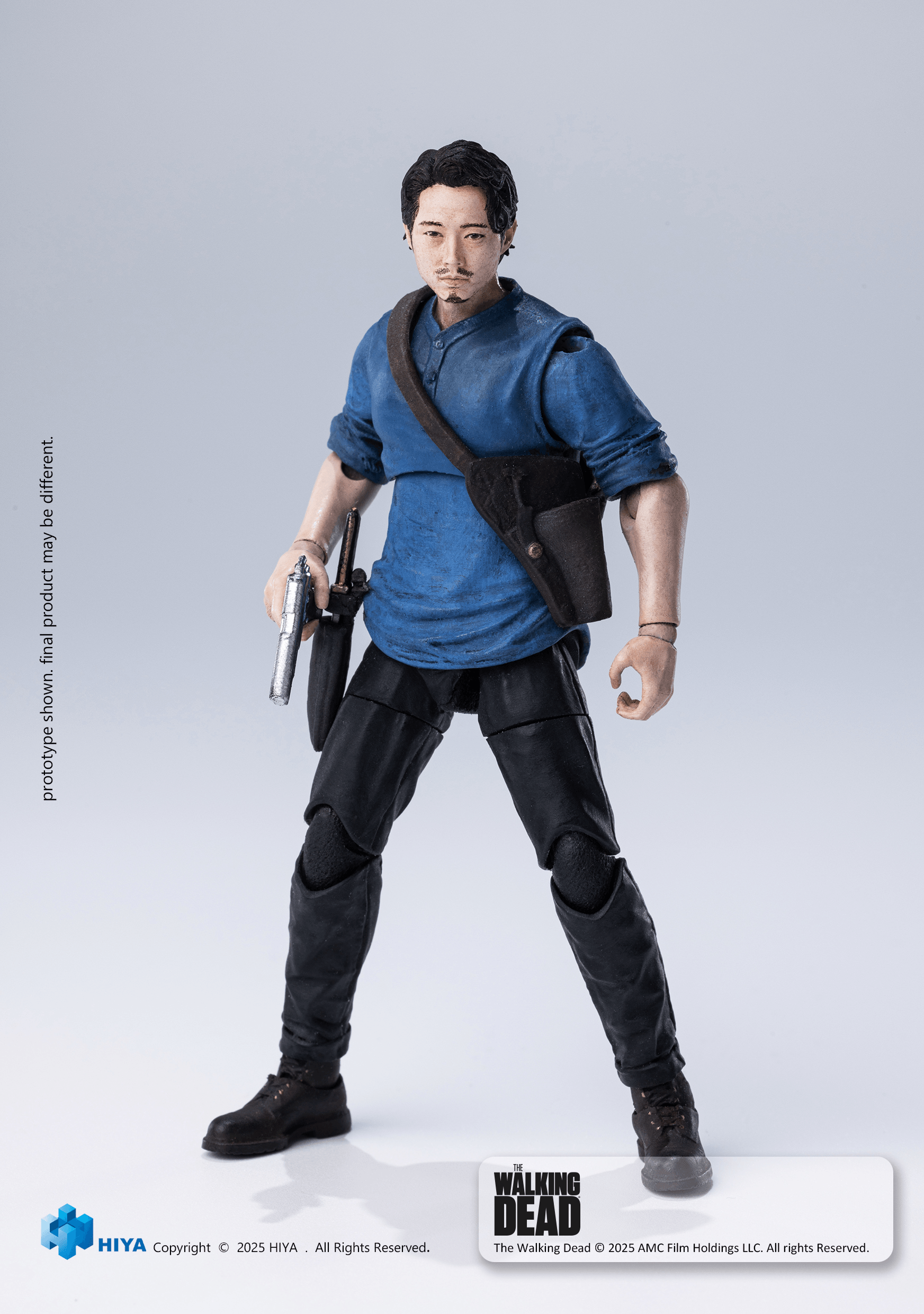 HIYA Exquisite Mini Series 1/18 Scale 4 Inch The Walking Dead Glenn Action Figure | 6957534204593