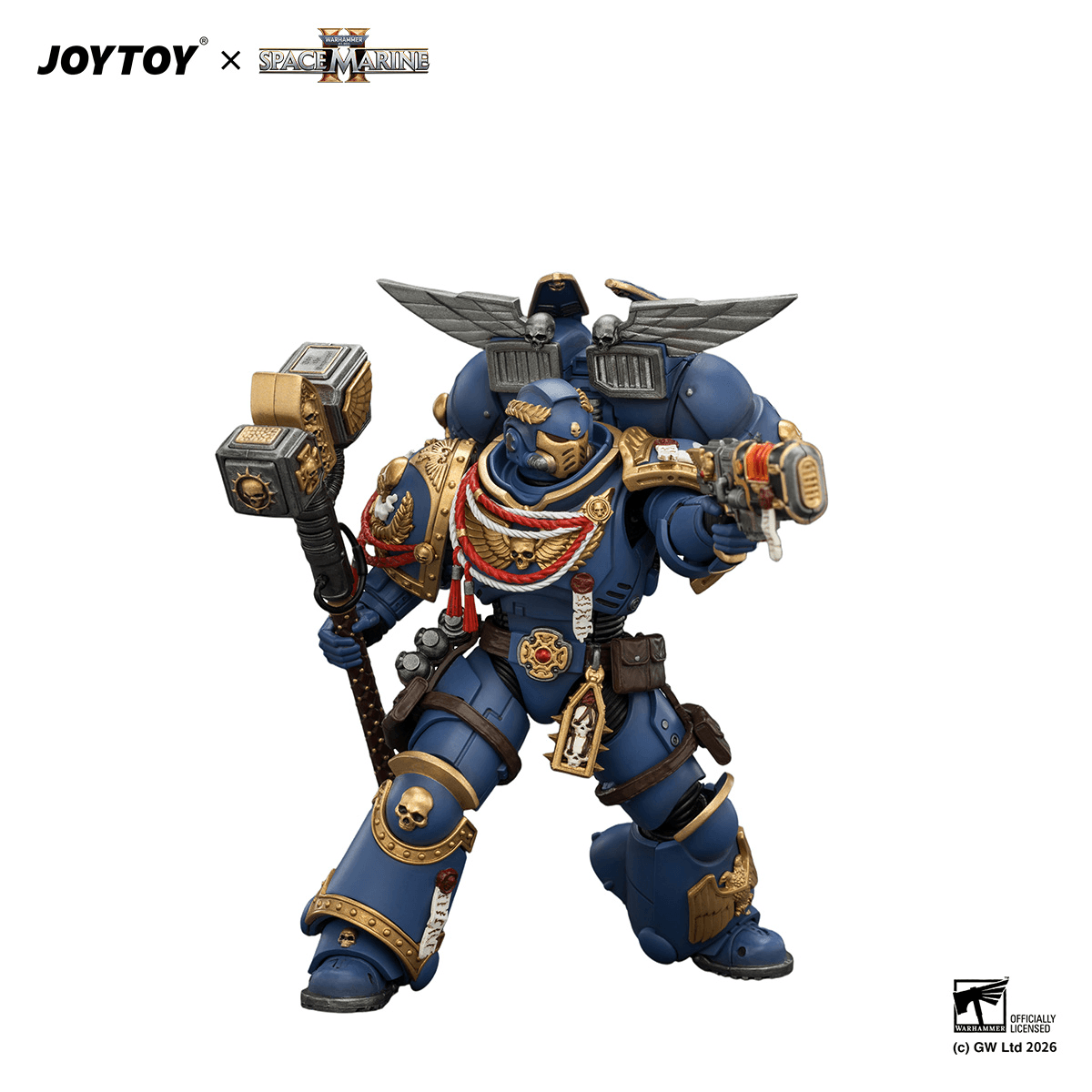 Game Edition Ultramarines Assault Intercessor with Jump Pack, Thunderhammer and Neo-volkite Pistol | 6927054404421