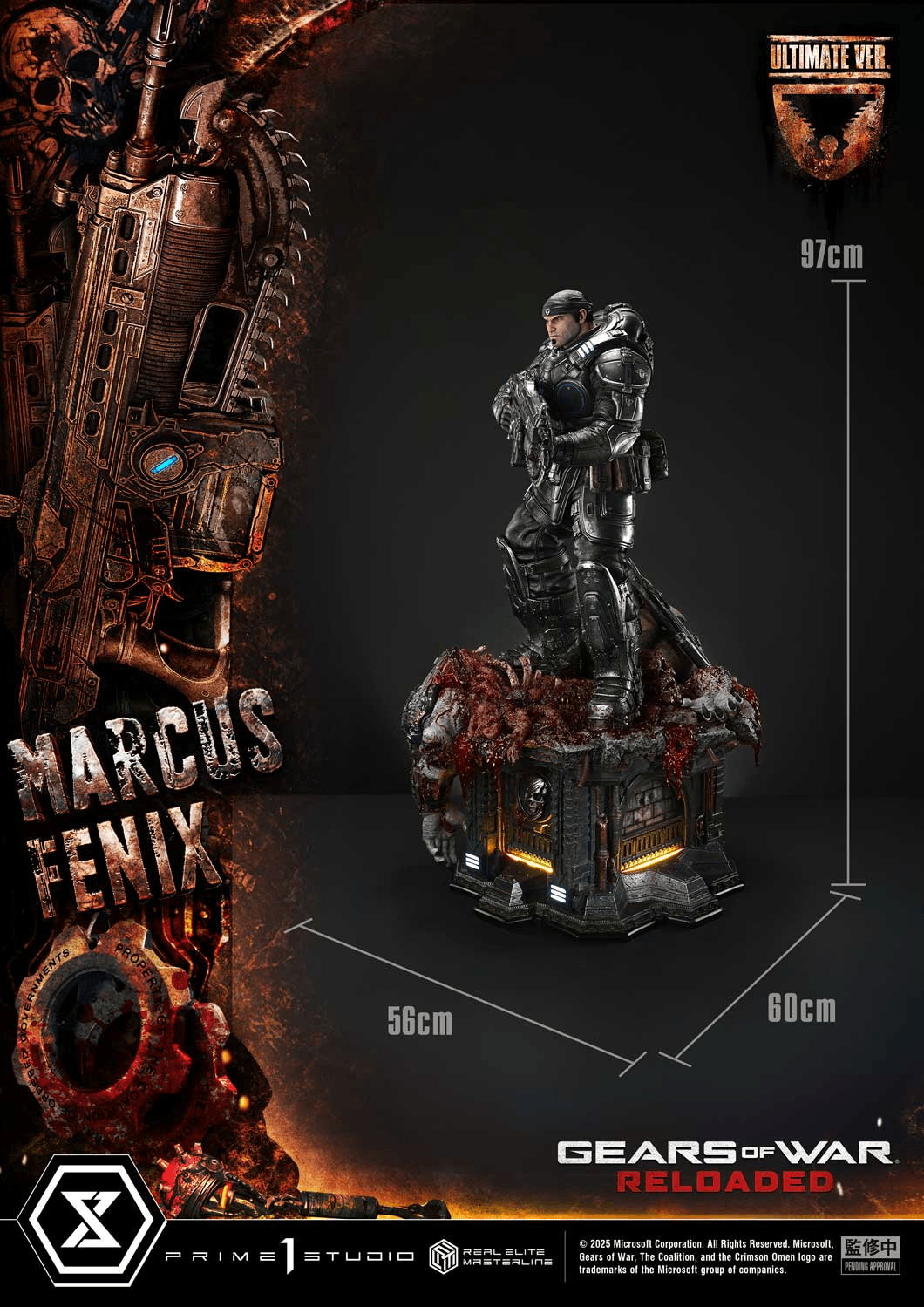 Real Elite Masterline Gears of War: Reloaded Marcus Fenix Ultimate Bonus Version | 4582647123497