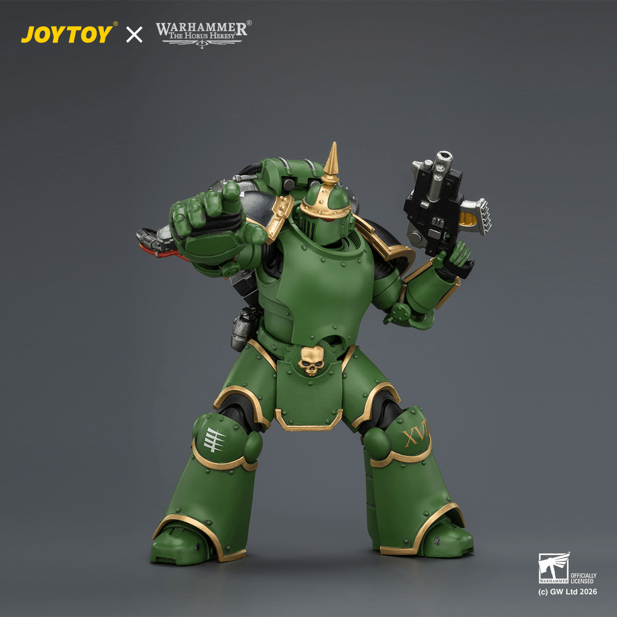 Salamanders MK III Tactical Legionary with Plasma Pistol and Bolt Pistol
