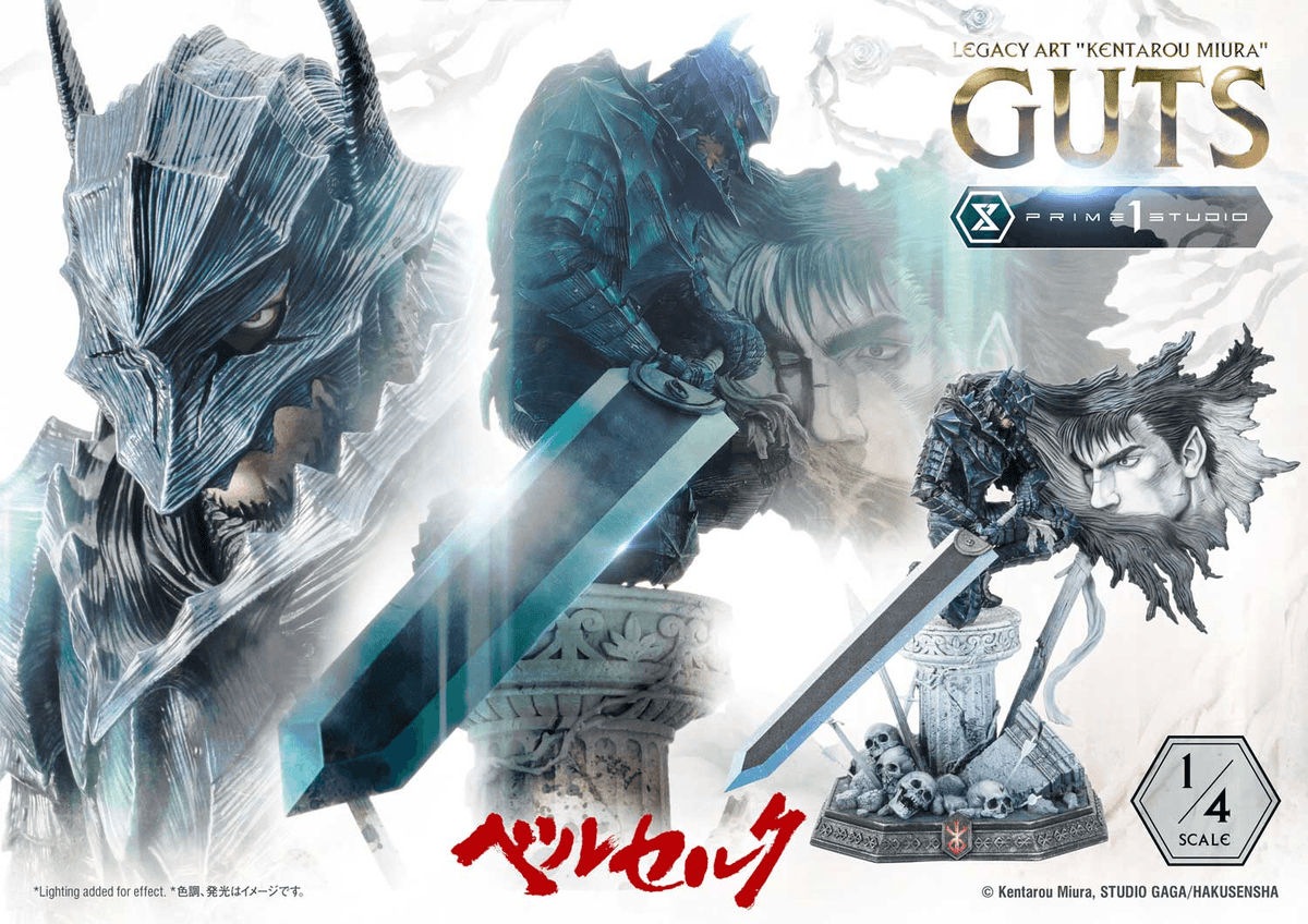 Legacy Art "Kentarou Miura" Berserk Guts 1/4 Scale Bonus Version