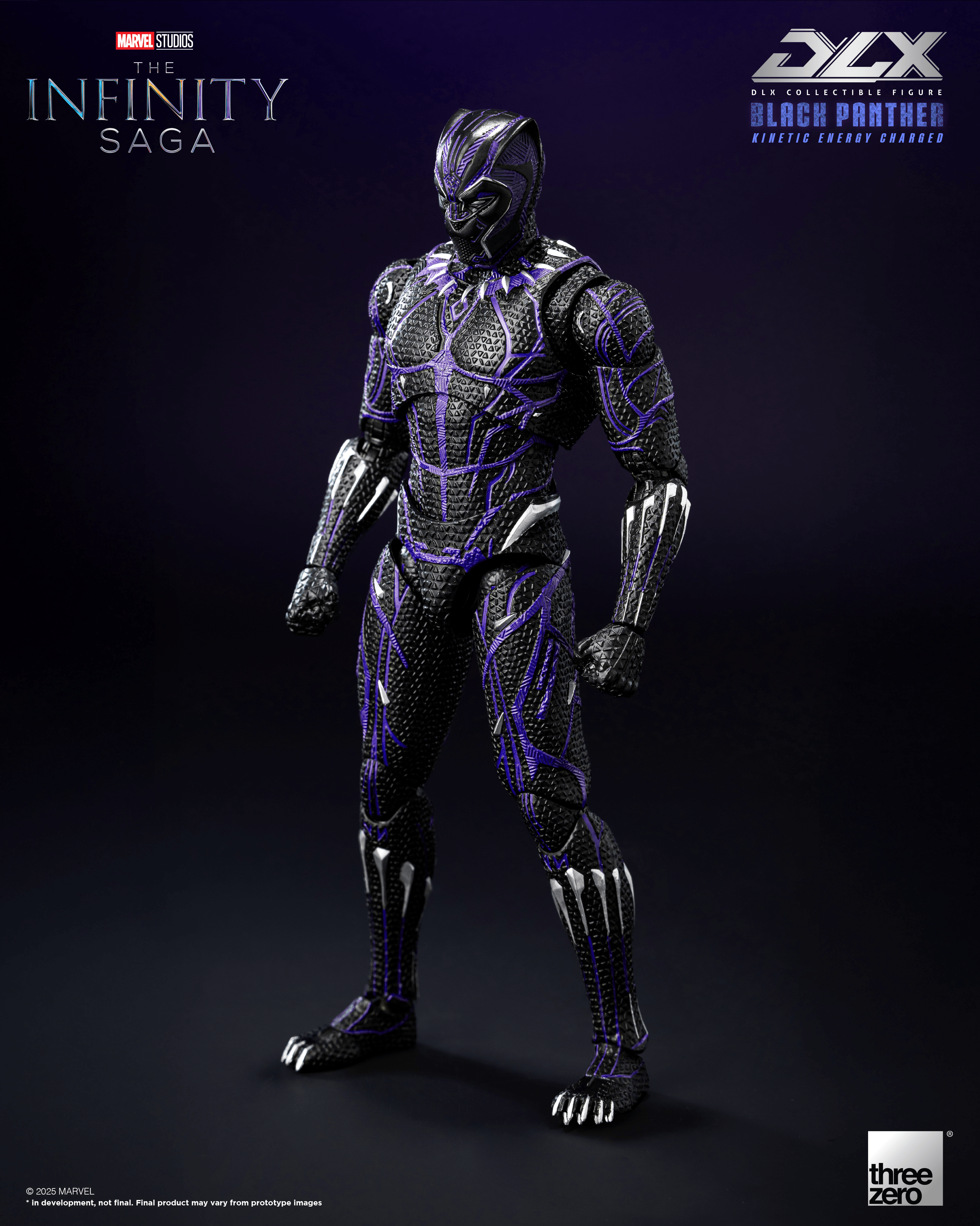 Marvel Studios: The Infinity Saga- DLX Black Panther (Kinetic Energy Charged) | 4895250819429