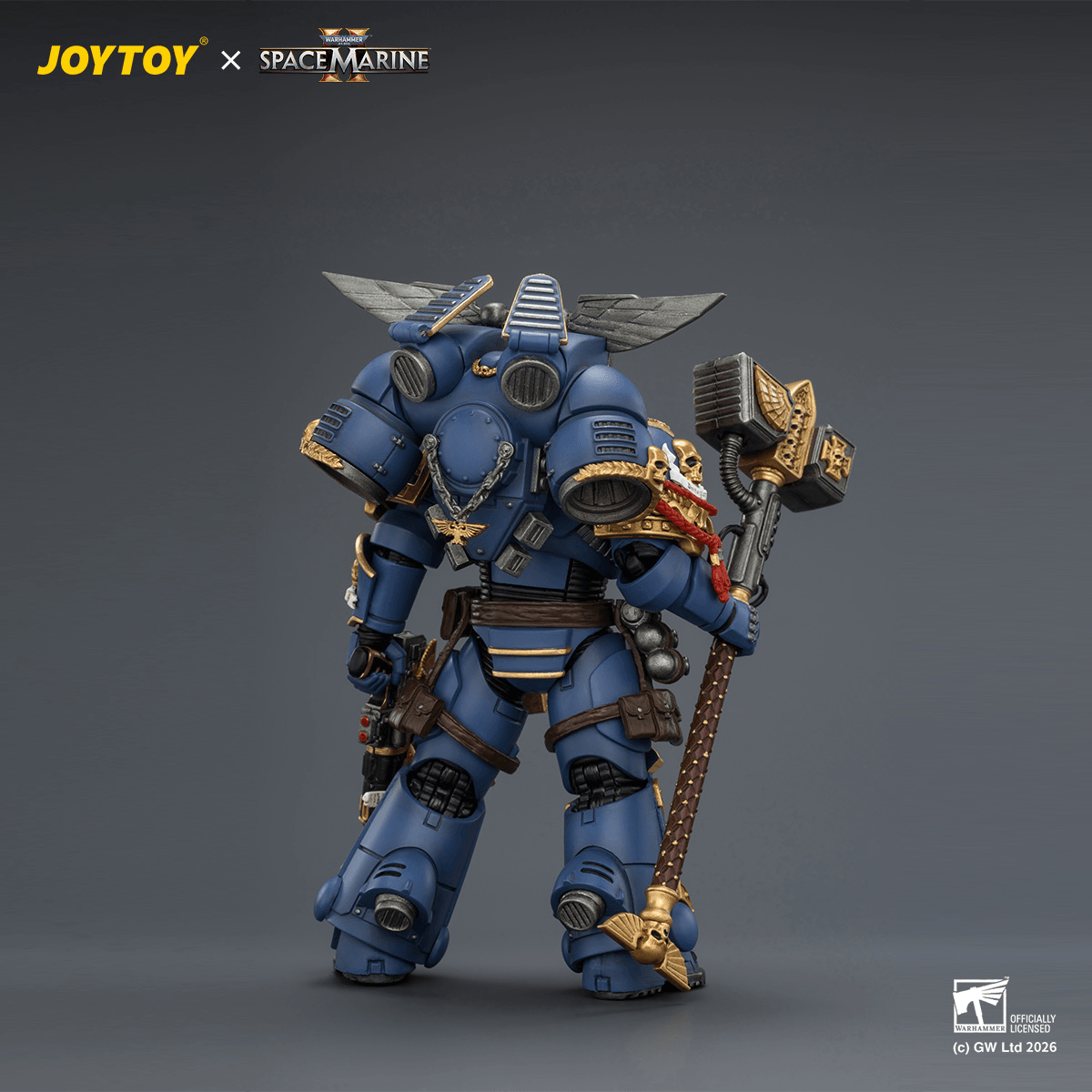 Game Edition Ultramarines Assault Intercessor with Jump Pack, Thunderhammer and Neo-volkite Pistol | 6927054404421