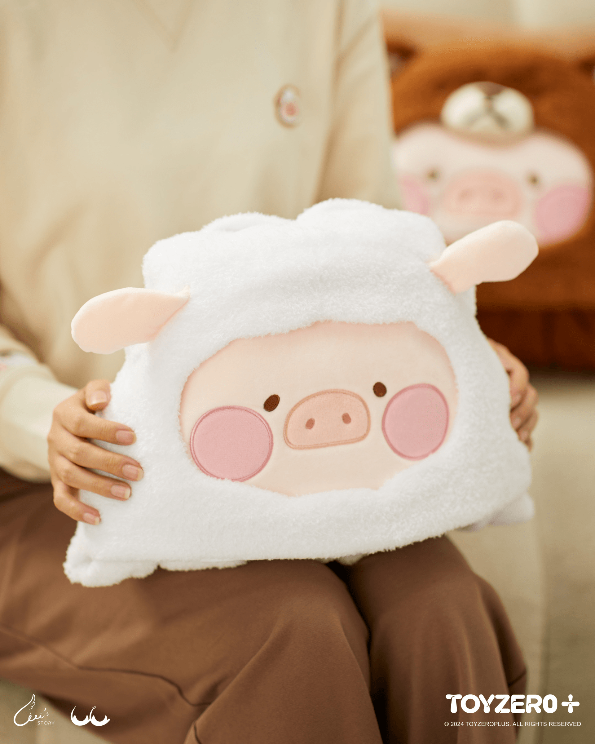 LuLu the Piggy Costume Series - Blanket with Hat (Sheep) | 781005758744