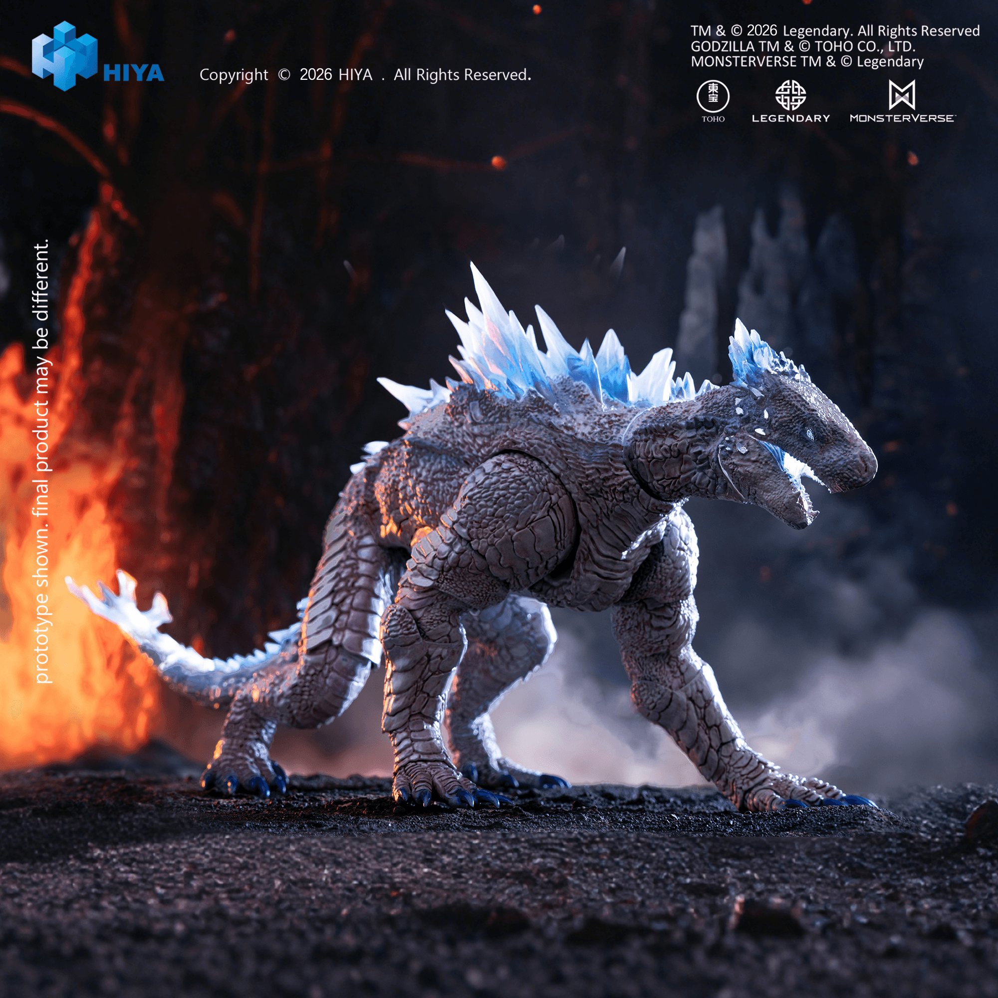 None Scale 6.7 Inch Godzilla x Kong The New Empire Frost Bite Blast Shimo Action Figure | 6957534205385