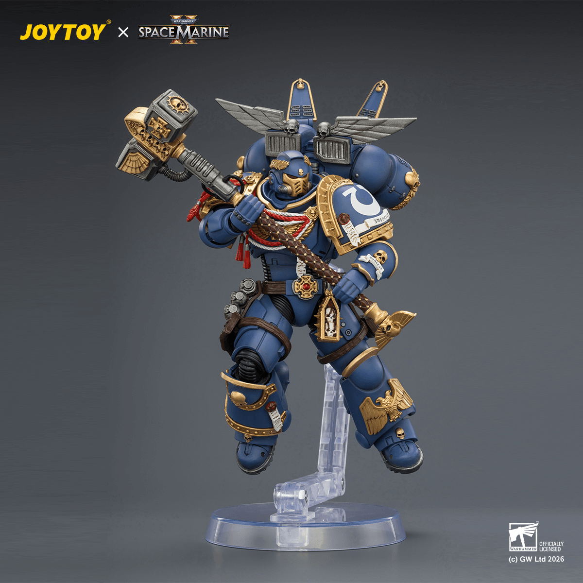 Game Edition Ultramarines Assault Intercessor with Jump Pack, Thunderhammer and Neo-volkite Pistol | 6927054404421