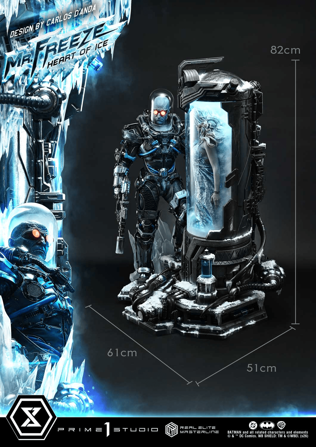 Real Elite Masterline Batman (Comics) Mr. Freeze Heart of Ice (Design by Carlos D'Anda)