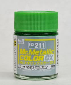 Mr Hobby Mr Color GX 211 - GX Metal Yellow Green | 4973028033953