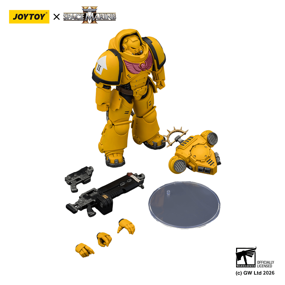 Game Edition Imperial Fists Heavy Intercessor with Heavy Bolt Rifle and Bolt Pistol | 6927054403653