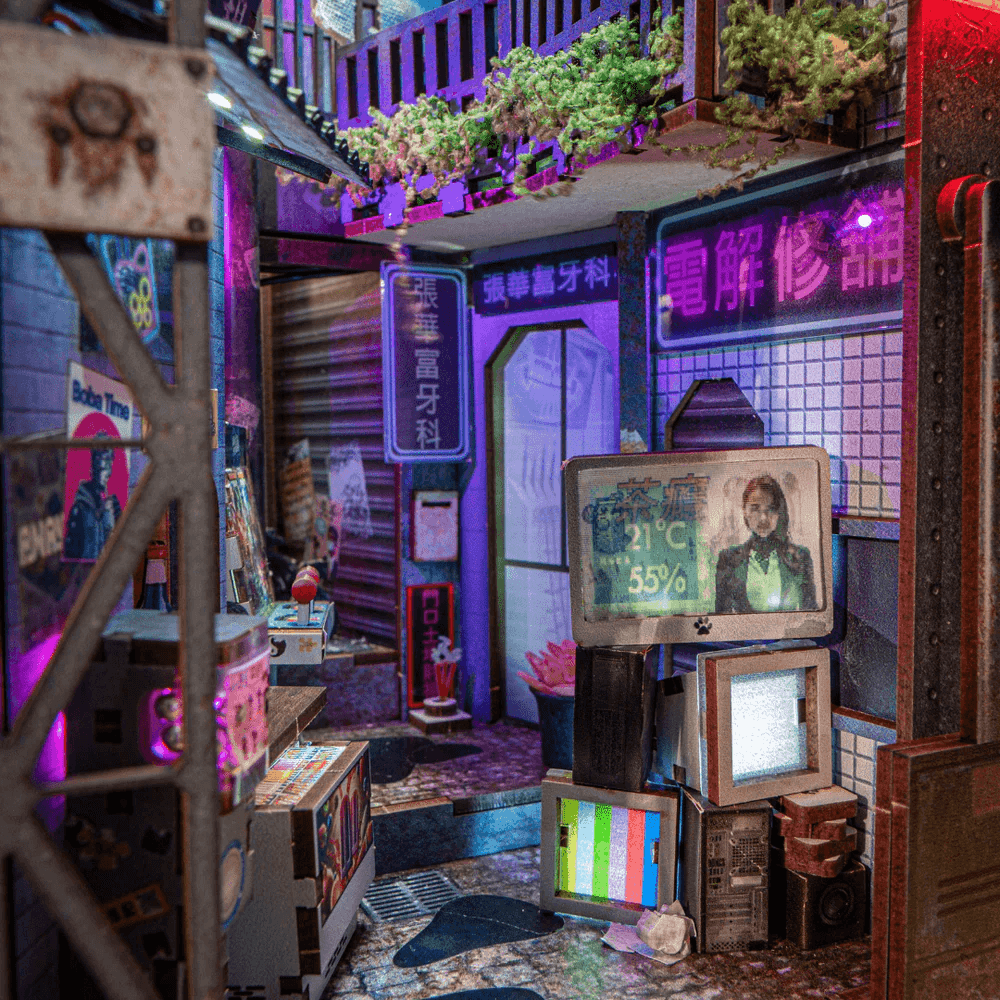 Kowloon Walled City 2049 Book Nook Kit | 2022600000030