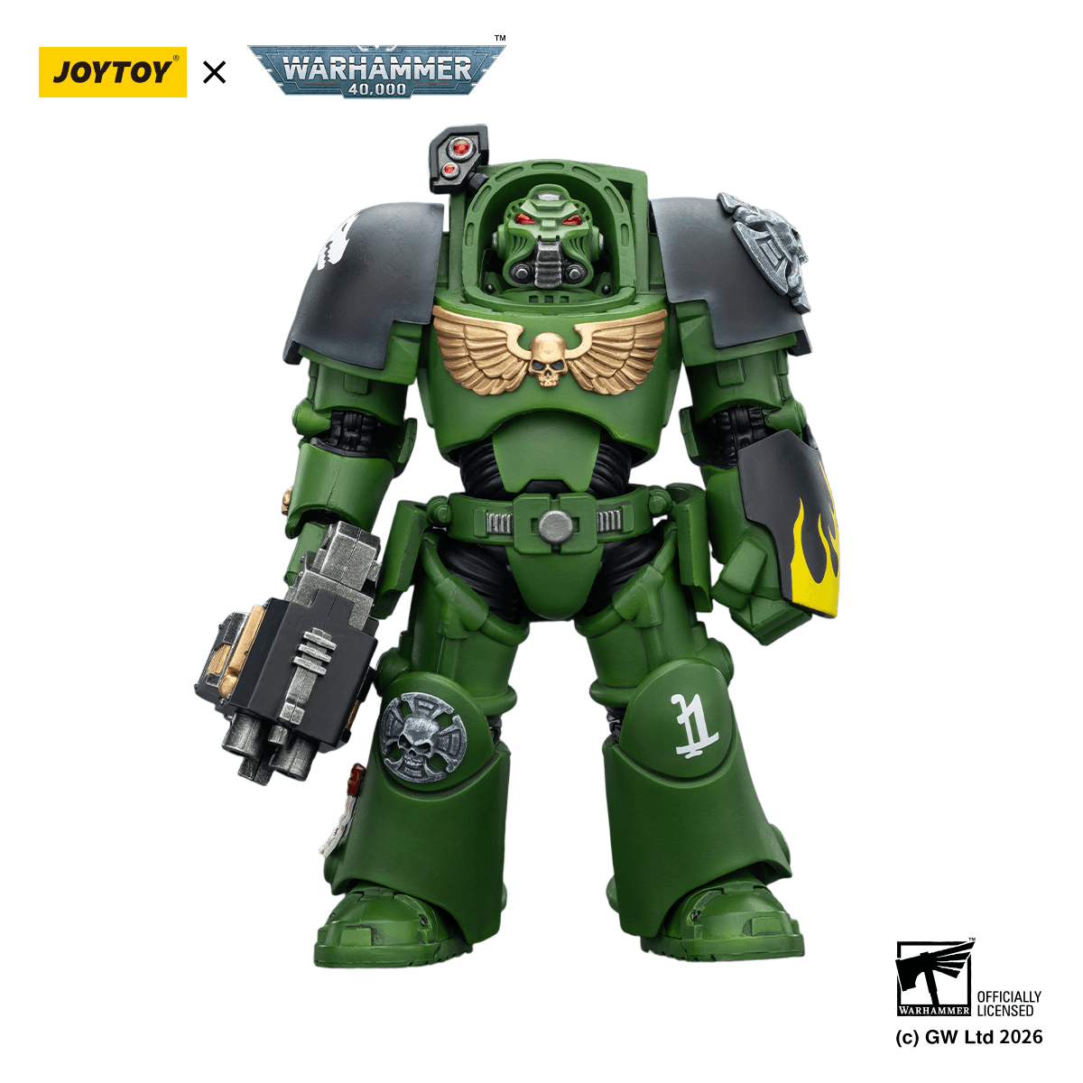 Salamanders Terminator 2 with Power Fist and Storm Bolter | 6927054403226