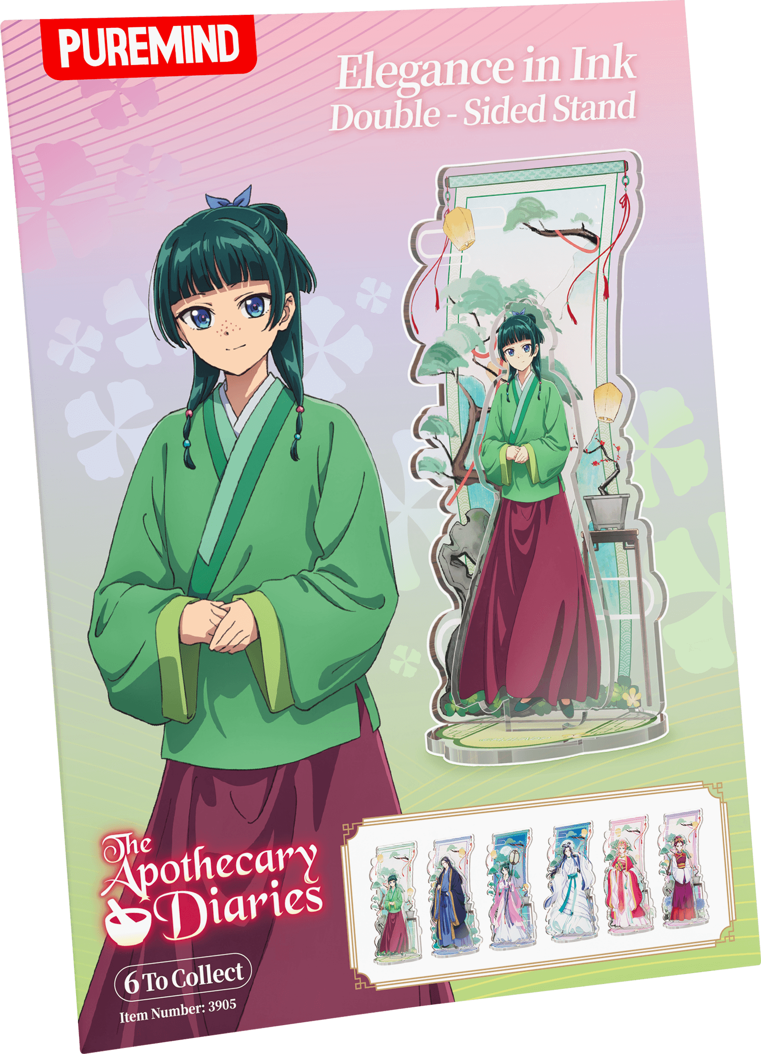 The Apothecary Diaries - Elegance in Ink Double Sided Stand (6 units/set) (Box of 6)