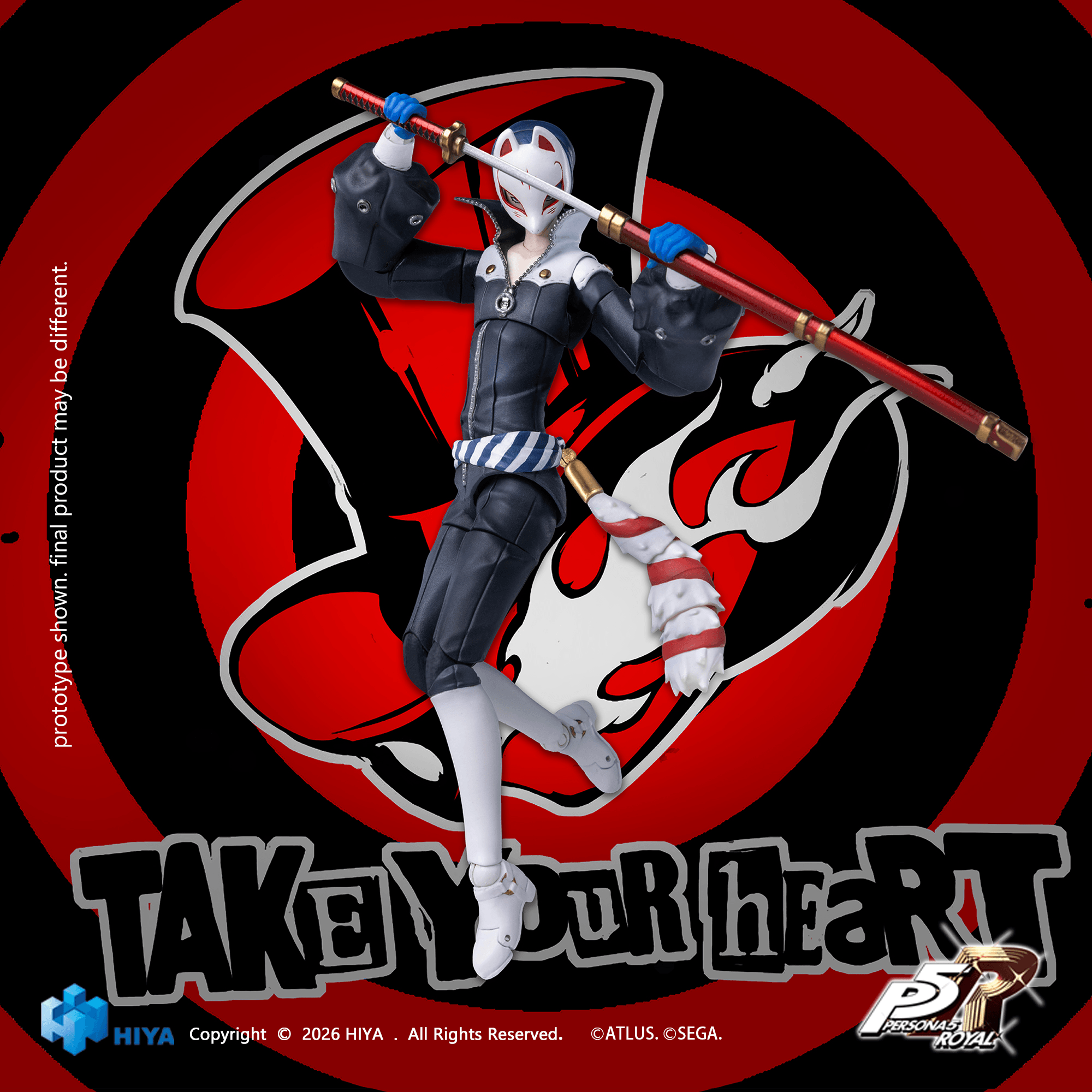 1/12 Scale 6.1 Inch Persona 5 Royal Fox Action Figure