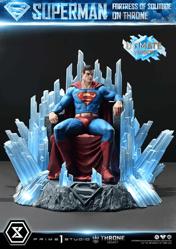 Prime 1 Studio Throne Legacy Superman (Comics) Superman Fortress of Solitude on Throne (Design by Gabriele Dell'Otto) Ultimate Bonus Version | 4582647122162