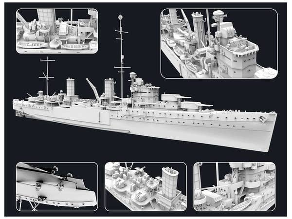 Flyhawk Model 1/700 HMS Penelope 1940 (Deluxe Edition) | 6921970400482