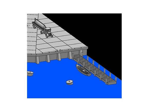 Flyhawk Model 1/700 Royal Navy Seaplane Deckside Base | 6921970401427
