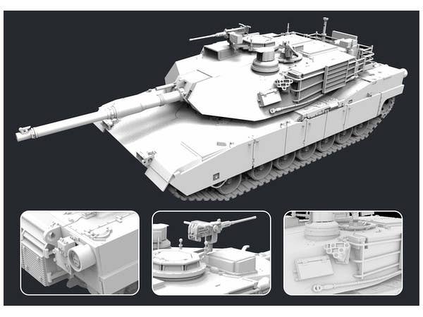 Flyhawk Model 1/72 M1A2 SEP Main Battle Tank | 6921970400468