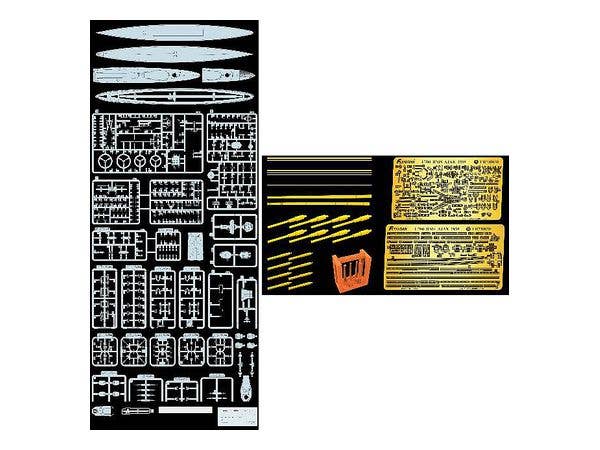 Flyhawk Model 1/700 HMS Ajax 1939 (Deluxe Edition) | 6921970401267