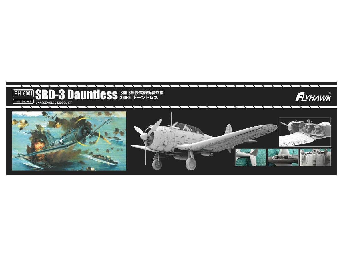 Flyhawk Model 1/72 Douglas SBD-3 Dauntless | 6921970402158