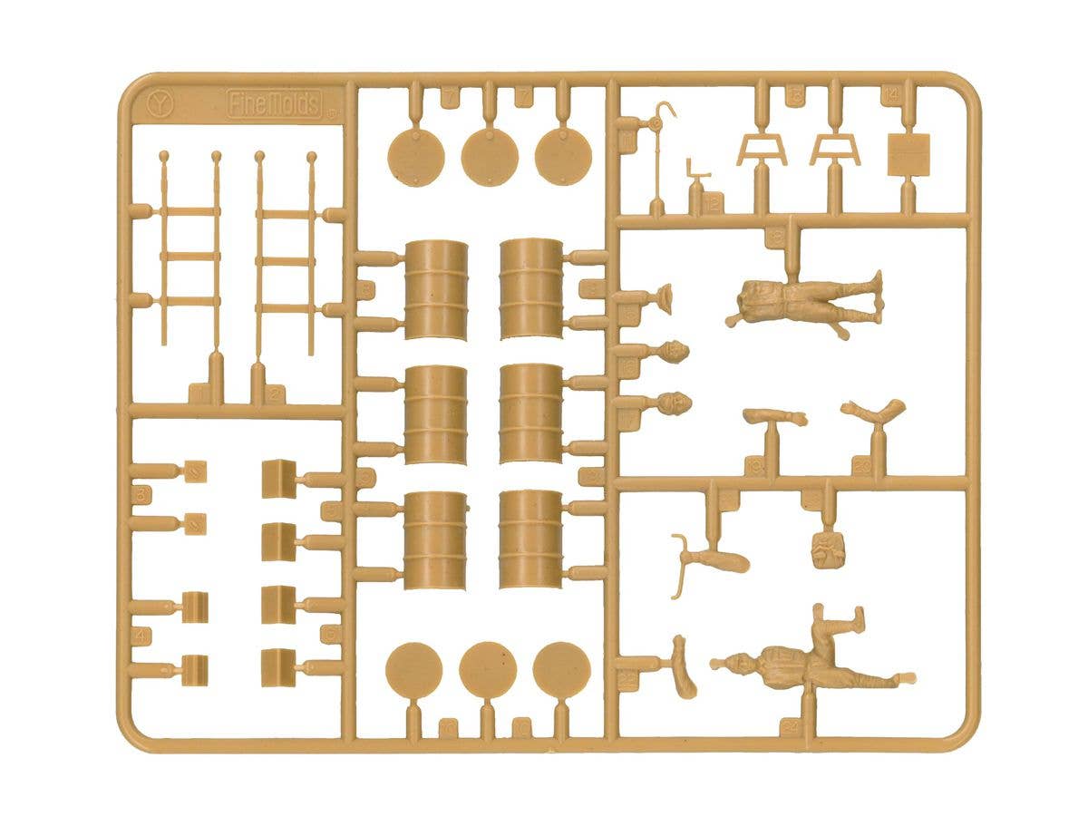 FineMolds 1/48 B-339 Buffalo 'Japanese Army' with Ground Crew & Equipment #1 | 4536318489948