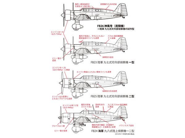 FineMolds 1/48 World record flight Japan to Europe in 1937 Kamikaze | 4536318490265