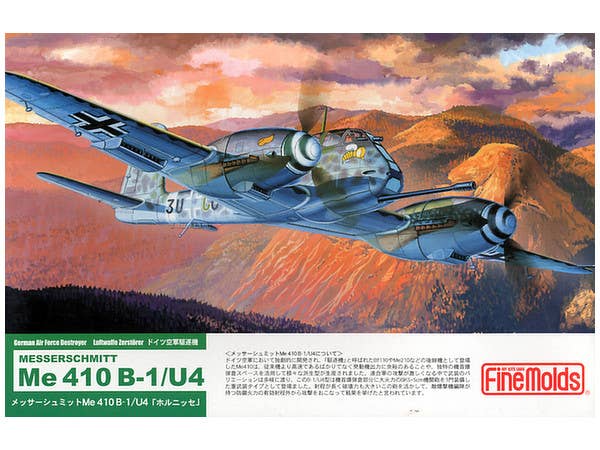 FineMolds 1/72 Messerschmitt Me410 B-1/ U4 | 4536318750109