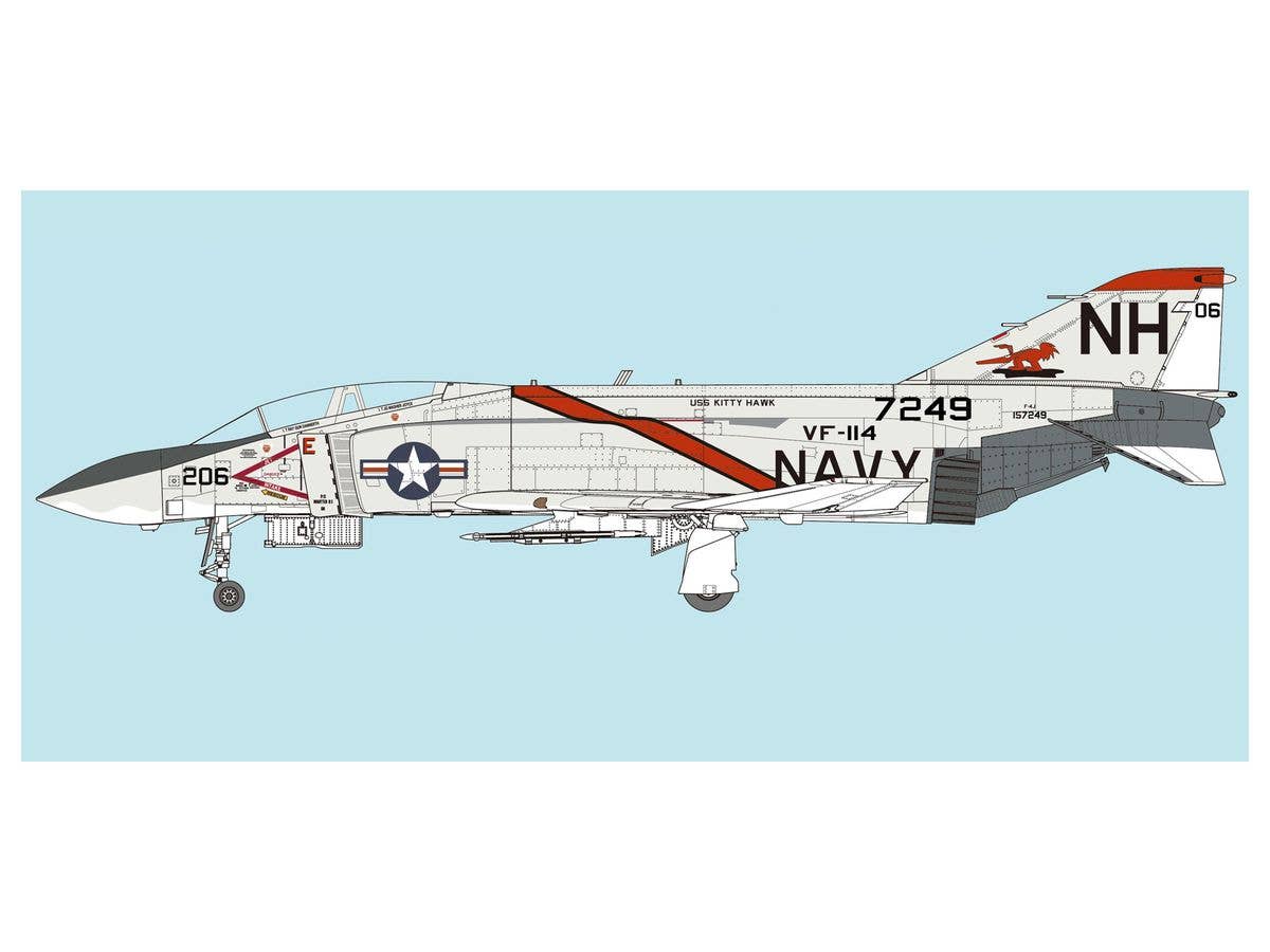 FineMolds 1/72 US Navy Jet Fighter F-4J "Aardvarks" (First Limited Special Edition) | 4536318729433