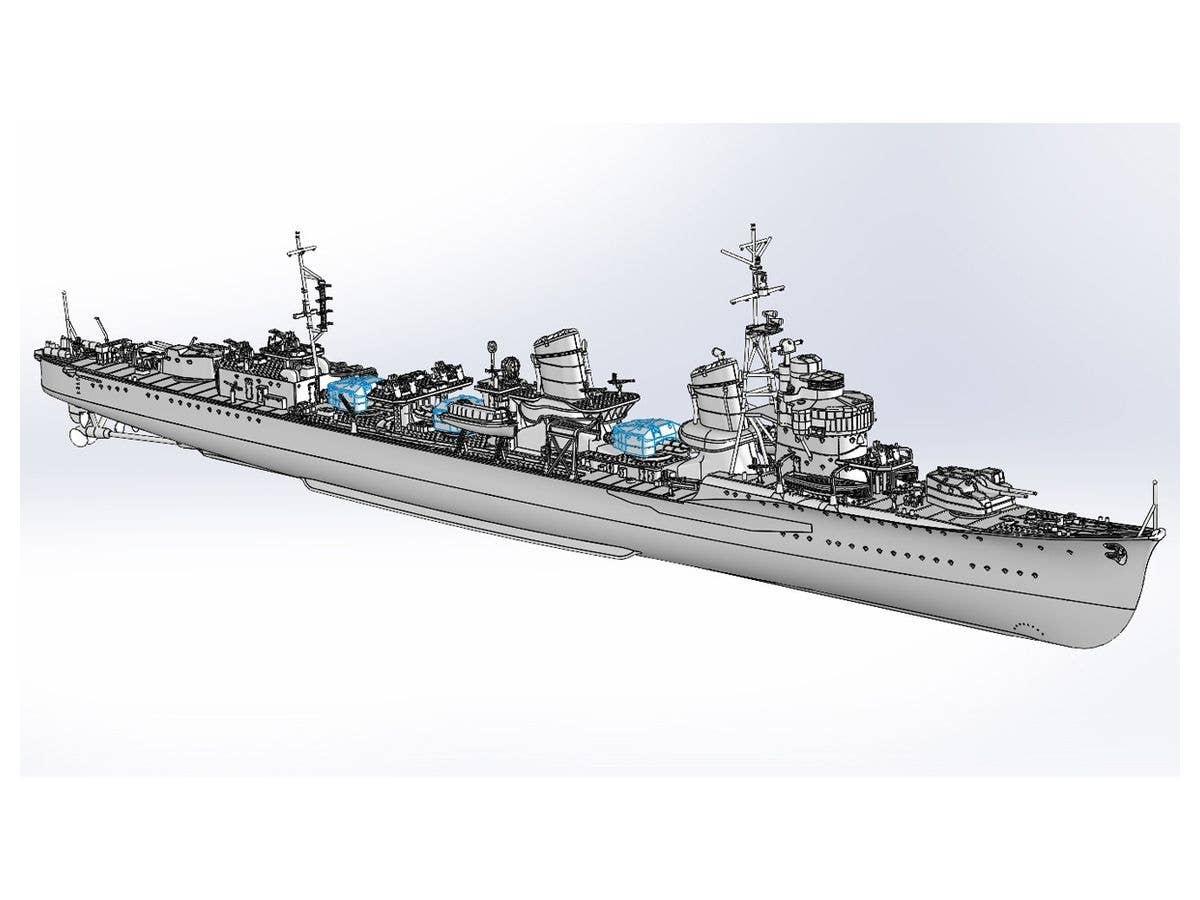 FineMolds 1/350 IJN Special Type Class Destroyer Ushio | 4536318380030