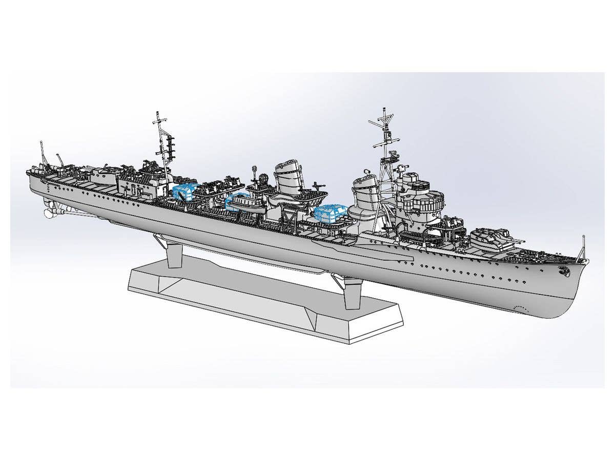 FineMolds 1/350 IJN Special Type Class Destroyer Ushio | 4536318380030