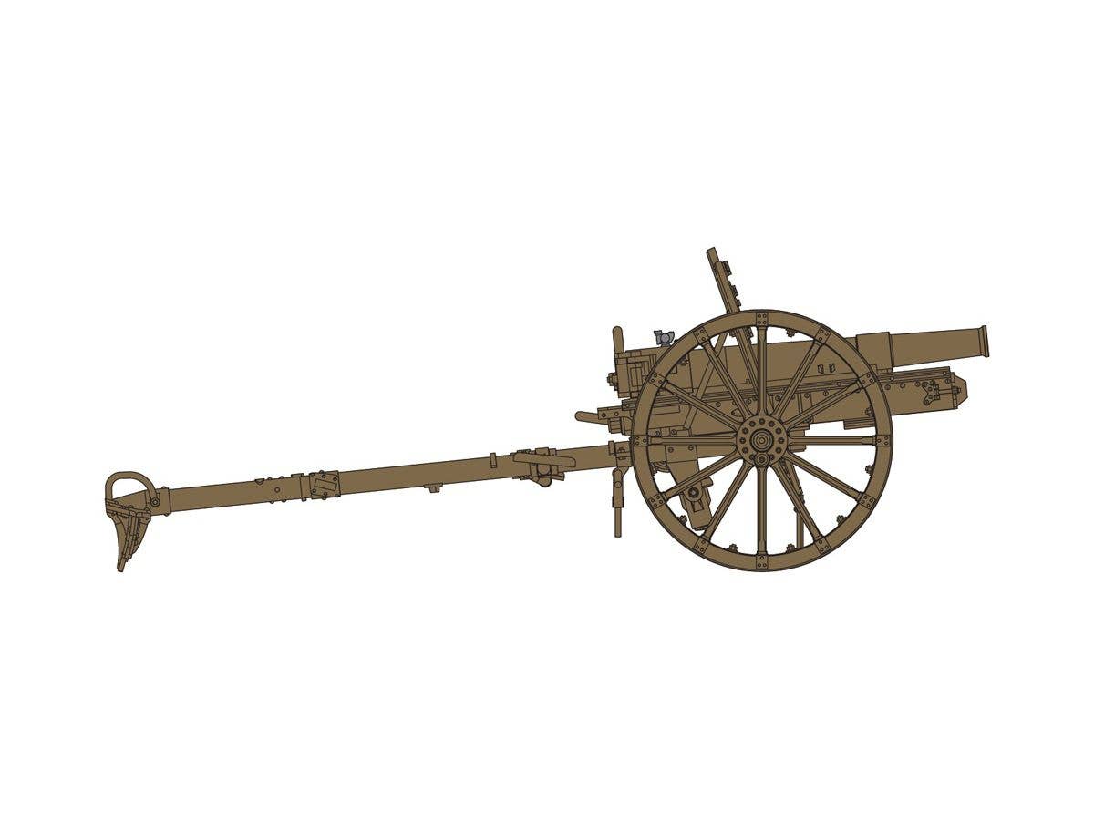 FineMolds 1/35 Historic Costume Girl Type 41 75mm Mountain Gun with Figure 'Konoka' | 4536318880028