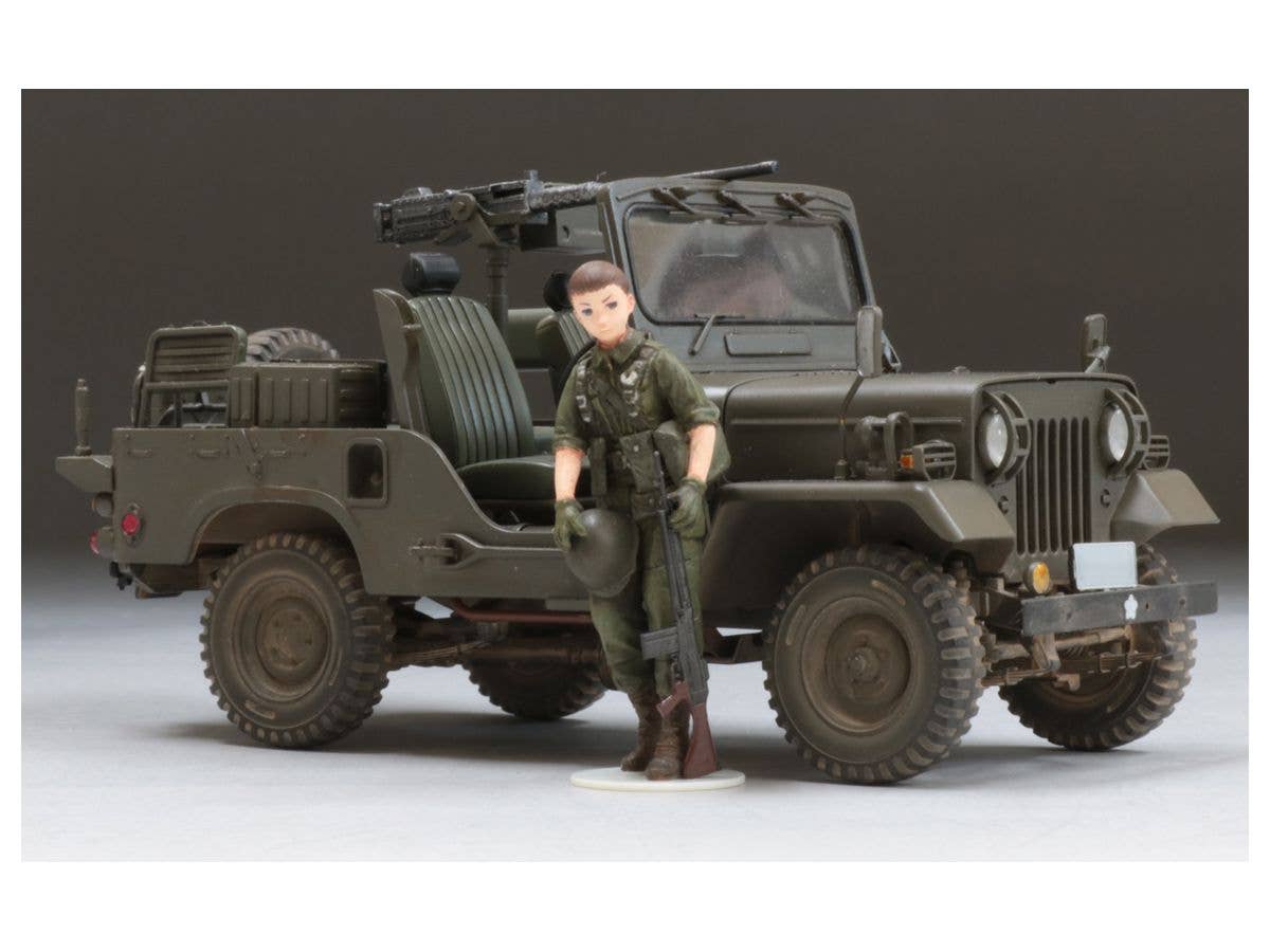 FineMolds 1/35 Historic Costume Girl Type 73 Light Truck with Figure 'Himeko' | 4536318880035