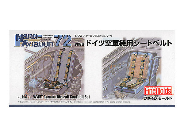 FineMolds 1/72 WWII German Aircraft Seatbelt Set | 4536318740018