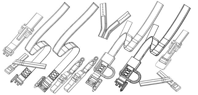 FineMolds 1/72 Modern Aircraft Seatbelt Set #4 (USN & USAF F-4, F-8) | 4536318740100