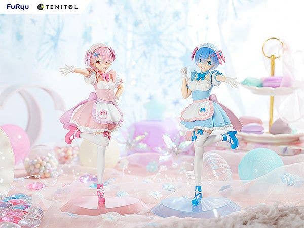 TENITOL Yumekawa Maid Rem & Ram: Set With Bonus | 4580736406575