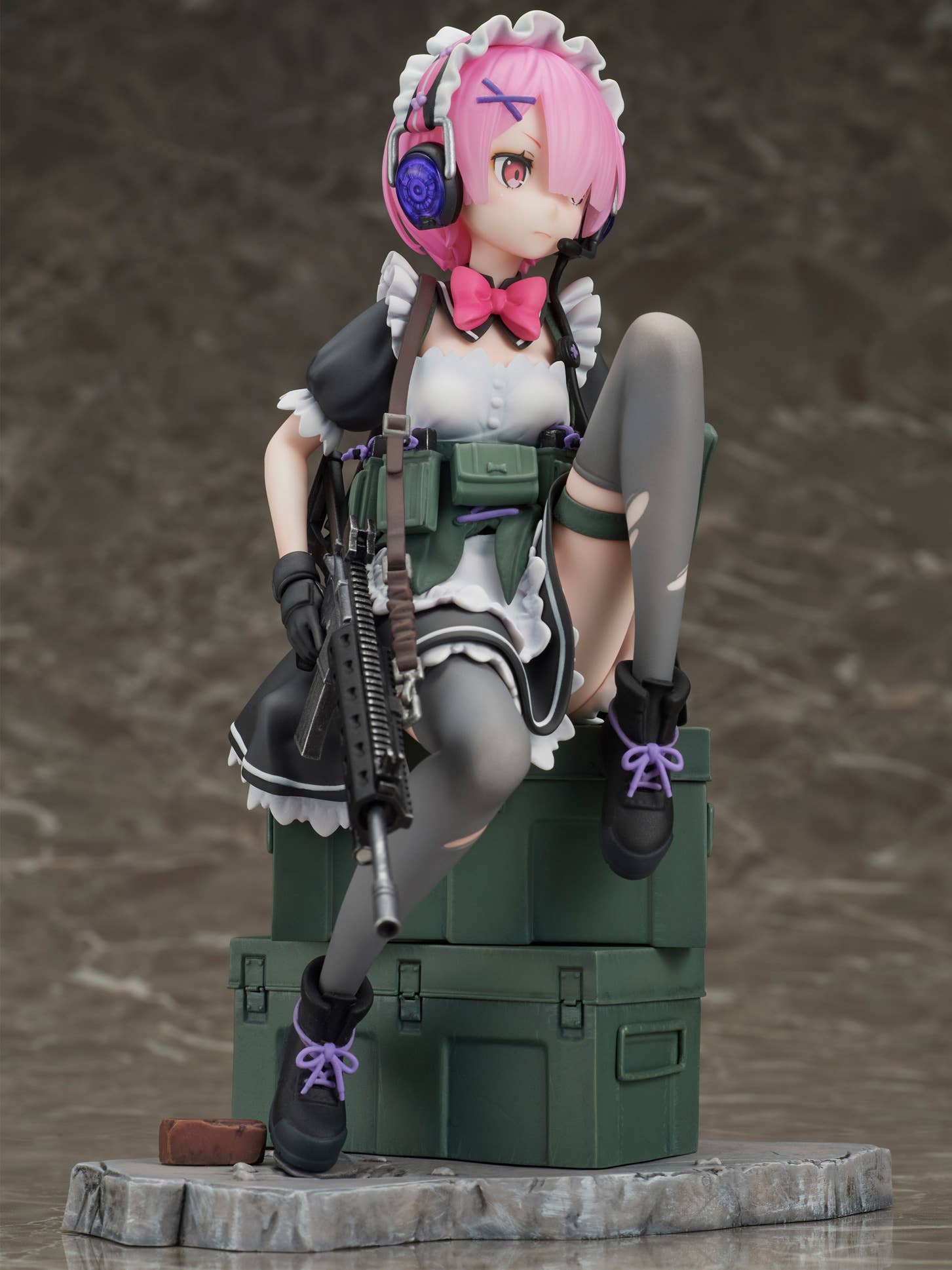 FURYU Corporation Re:ZERO -Starting Life in Another World- Ram Military ver. 1/7 Scale Figure | 4580736409194