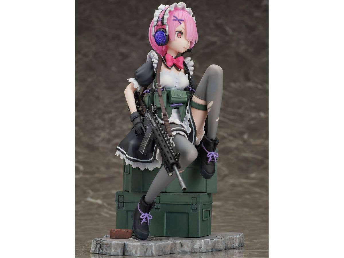 FURYU Corporation Re:ZERO -Starting Life in Another World- Ram Military ver. 1/7 Scale Figure | 4580736409194