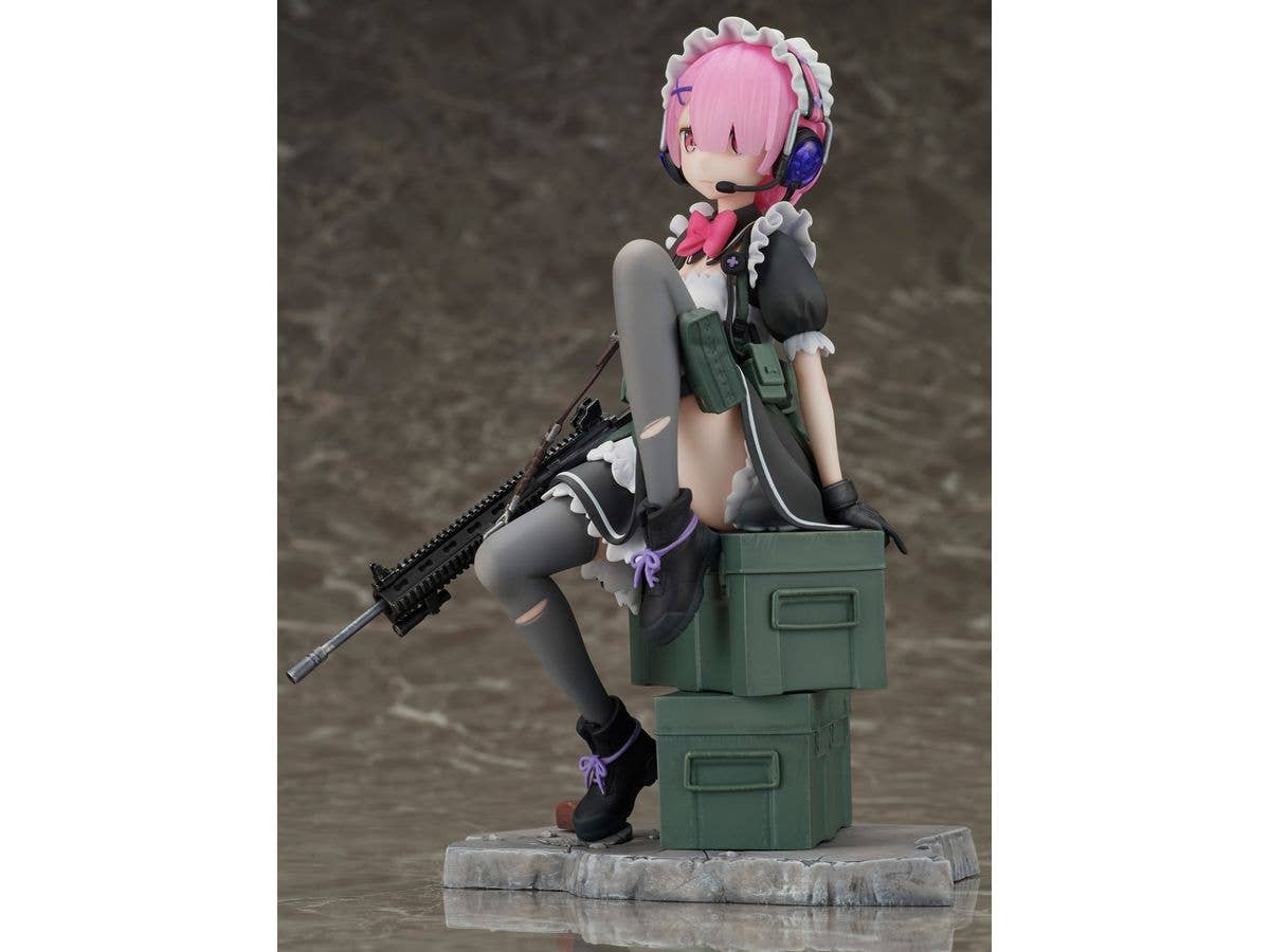FURYU Corporation Re:ZERO -Starting Life in Another World- Ram Military ver. 1/7 Scale Figure | 4580736409194