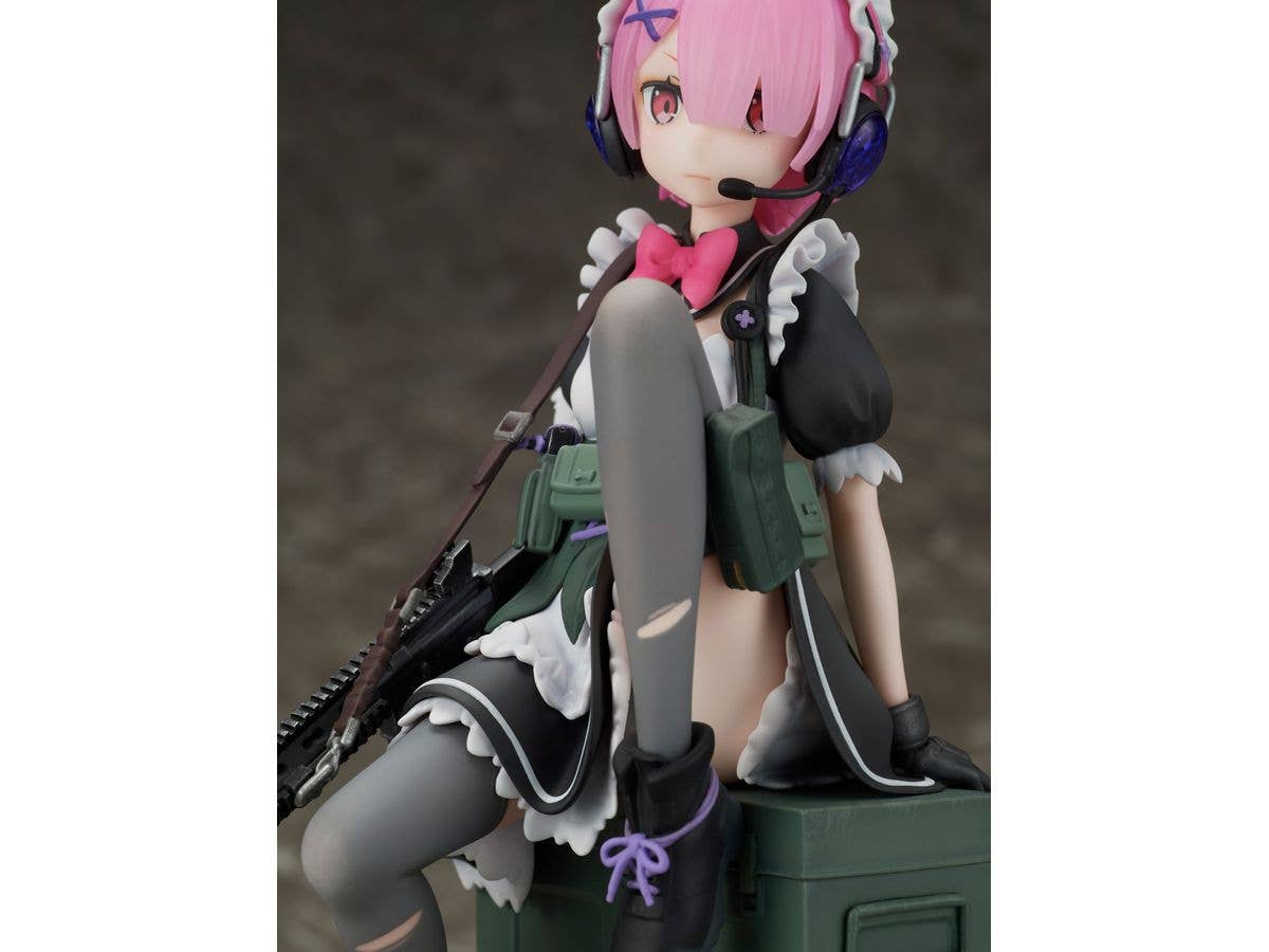 FURYU Corporation Re:ZERO -Starting Life in Another World- Ram Military ver. 1/7 Scale Figure | 4580736409194