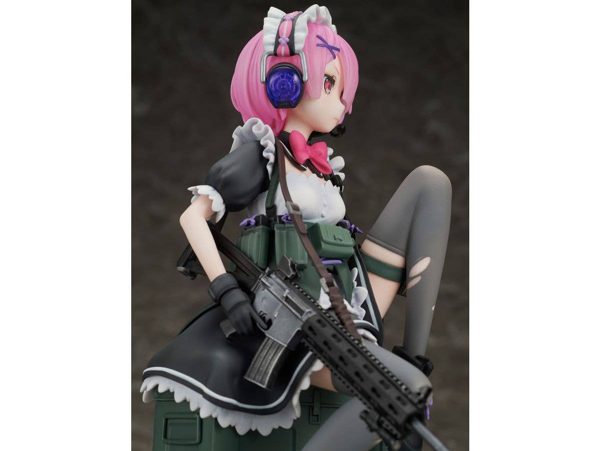 FURYU Corporation Re:ZERO -Starting Life in Another World- Ram Military ver. 1/7 Scale Figure | 4580736409194