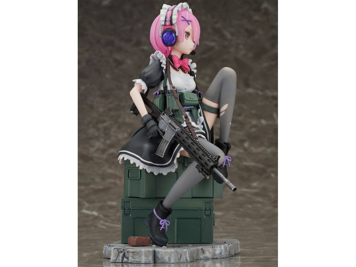 FURYU Corporation Re:ZERO -Starting Life in Another World- Ram Military ver. 1/7 Scale Figure | 4580736409194