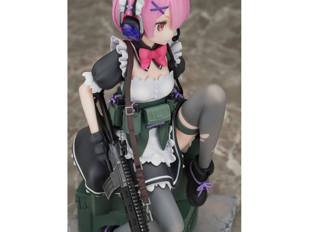 FURYU Corporation Re:ZERO -Starting Life in Another World- Ram Military ver. 1/7 Scale Figure | 4580736409194