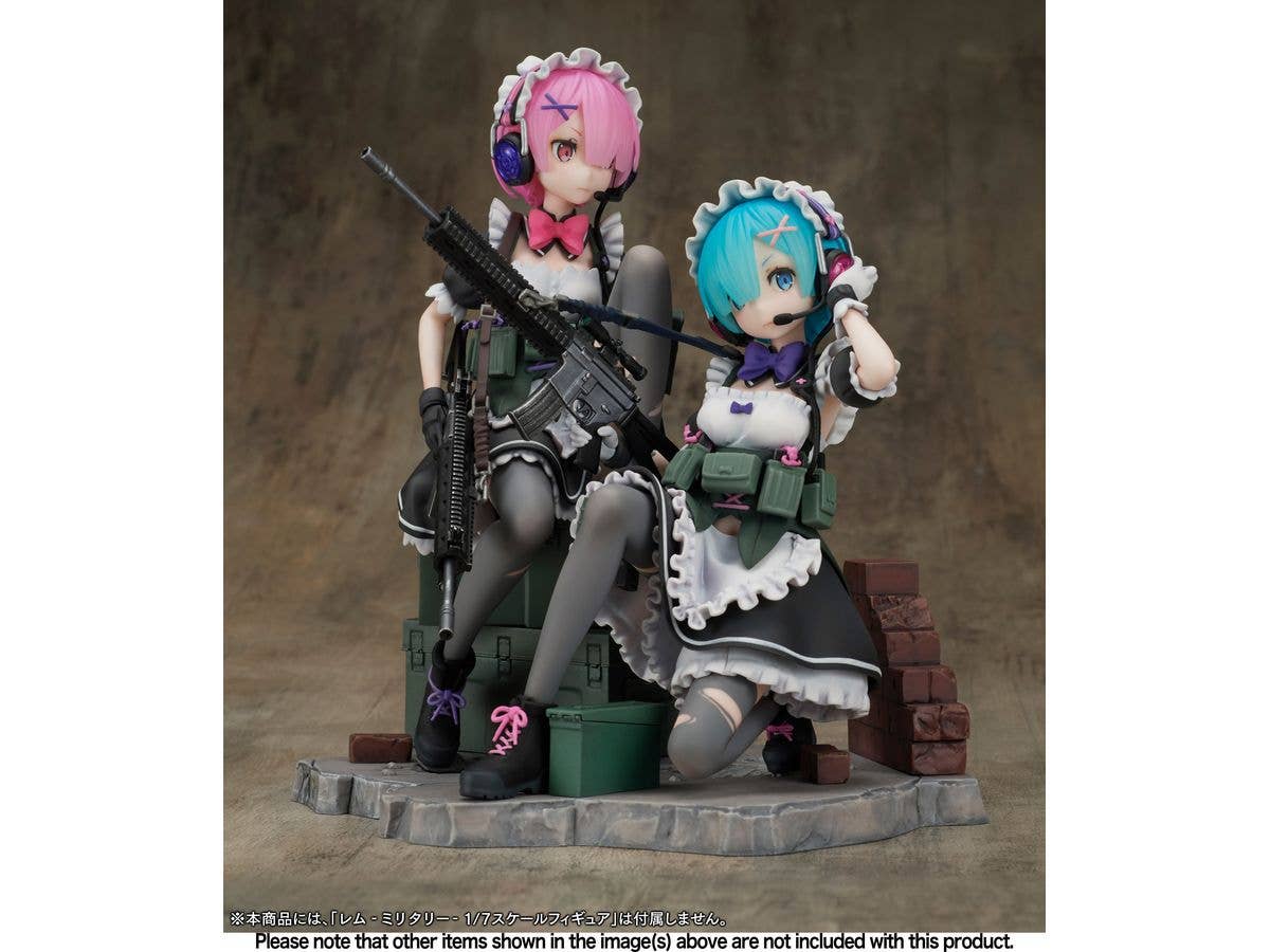 FURYU Corporation Re:ZERO -Starting Life in Another World- Ram Military ver. 1/7 Scale Figure | 4580736409194