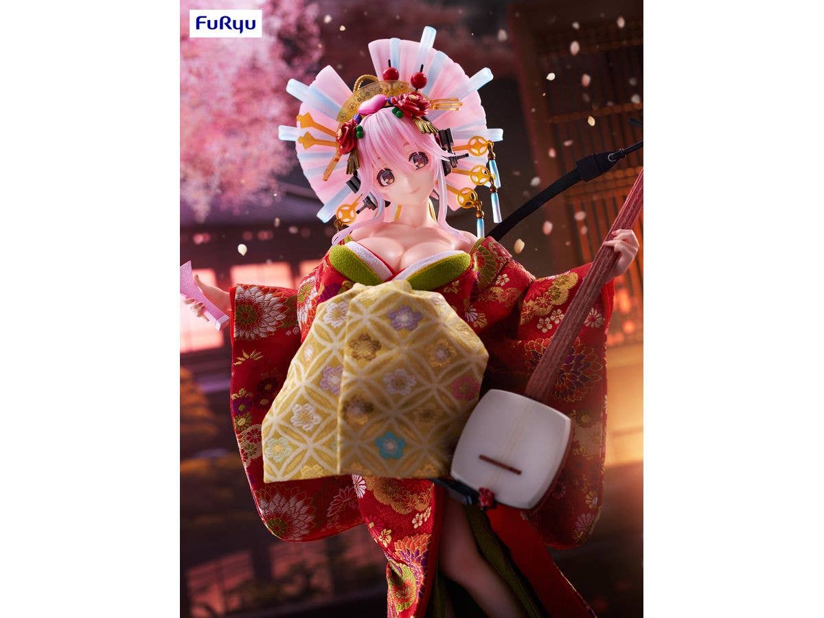 FURYU Corporation Super Sonico -Japanese Doll- 1/4 Scale Figure | 4580736409323