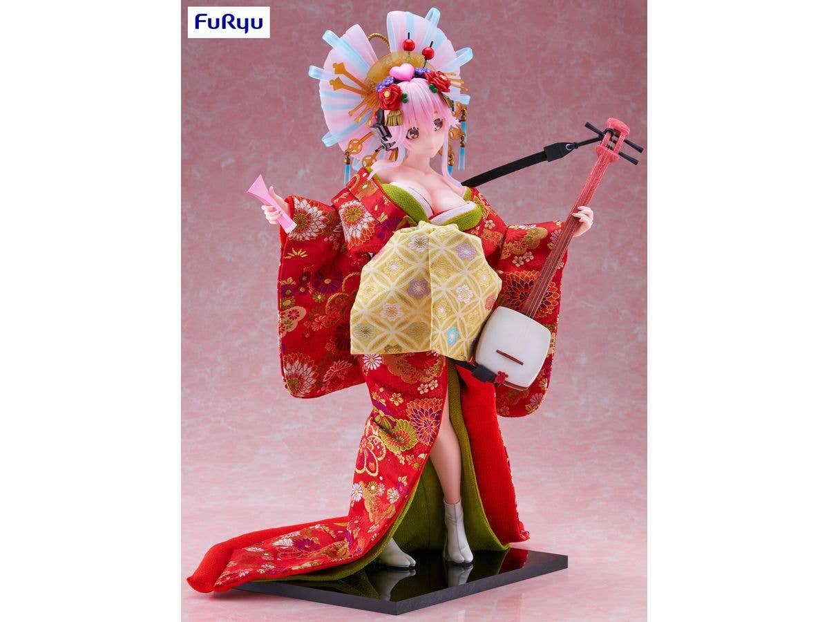 FURYU Corporation Super Sonico -Japanese Doll- 1/4 Scale Figure | 4580736409323