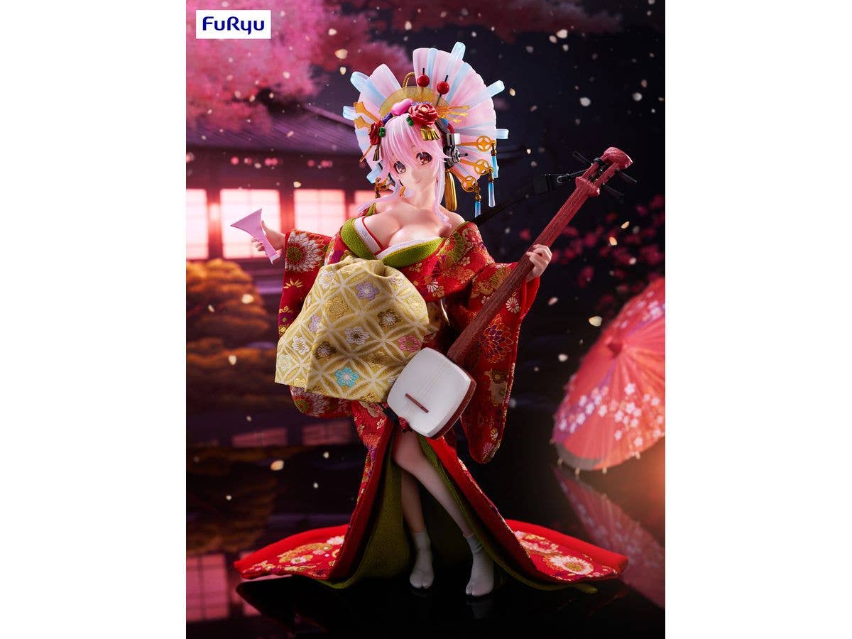 FURYU Corporation Super Sonico -Japanese Doll- 1/4 Scale Figure | 4580736409323