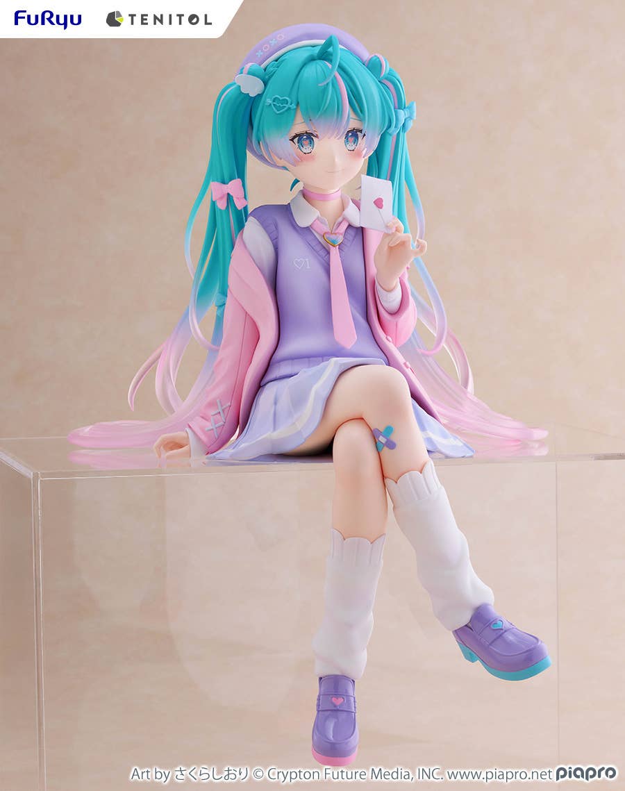 TENITOL BIG Hatsune Miku Noodle Stopper Figure -Love Blazer- | 4580736407022