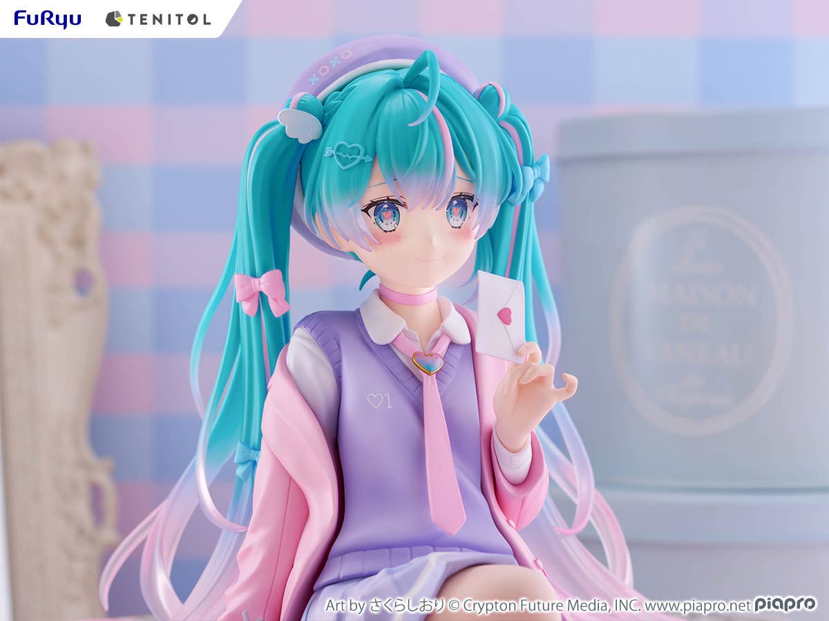 TENITOL BIG Hatsune Miku Noodle Stopper Figure -Love Blazer- | 4580736407022