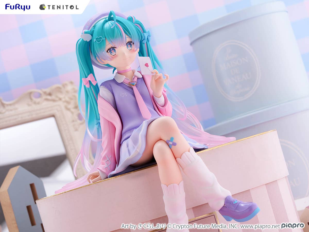 TENITOL BIG Hatsune Miku Noodle Stopper Figure -Love Blazer- | 4580736407022